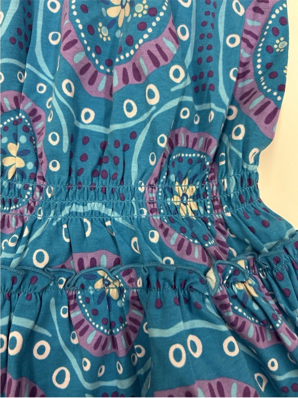 Crochet Sweater Bundle w Oshkosh Tops Girl 6 6X Purple Floral Spring School - Picture 12 of 13